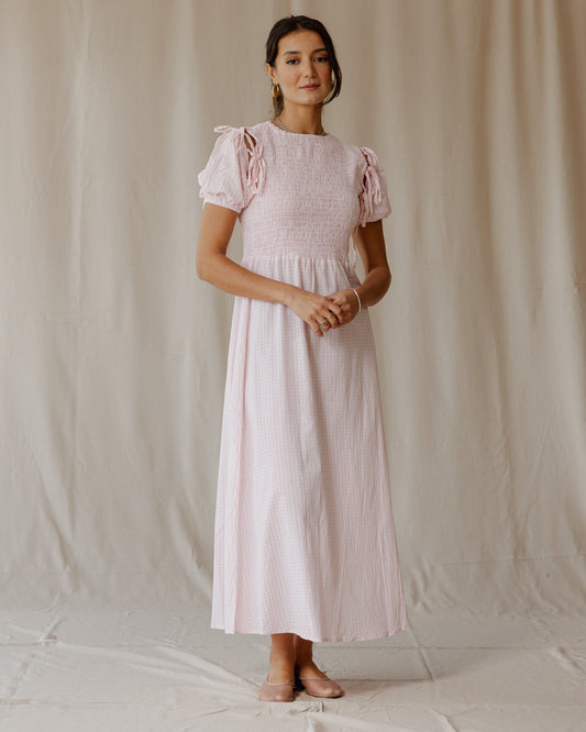 Pastel Picnic Pink Dress