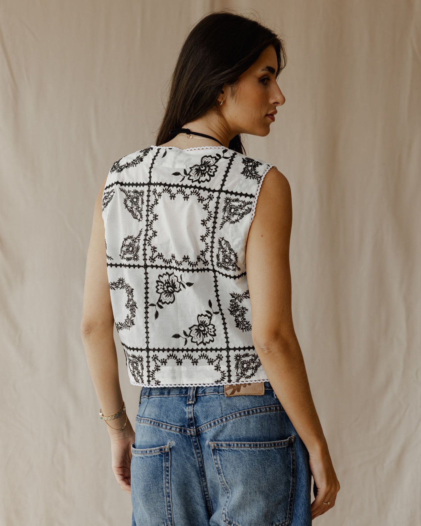 Lyra Floral Vest