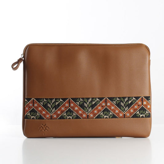 Havane X Green Etamine Laptop Sleeve