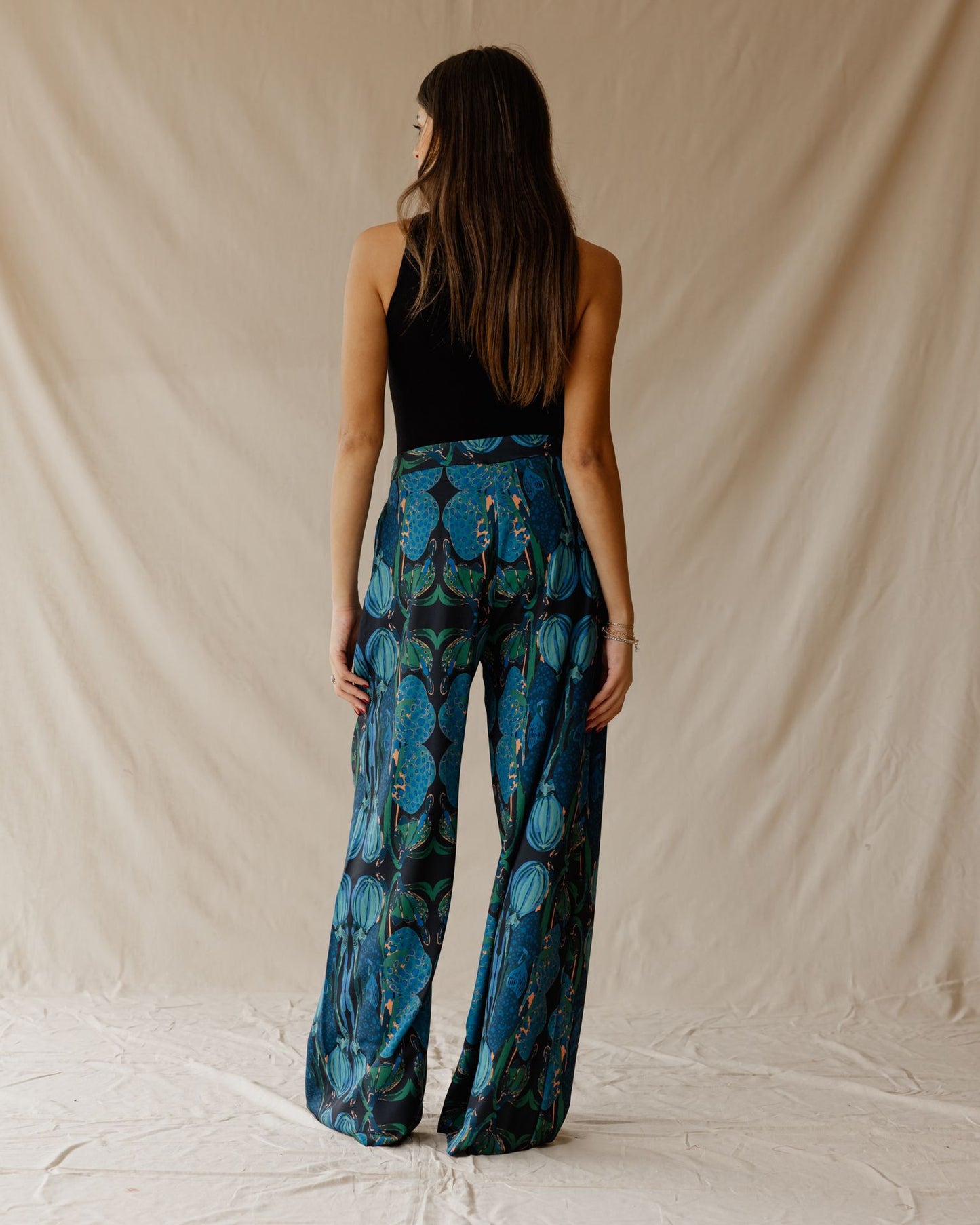 Blue illusion Pants