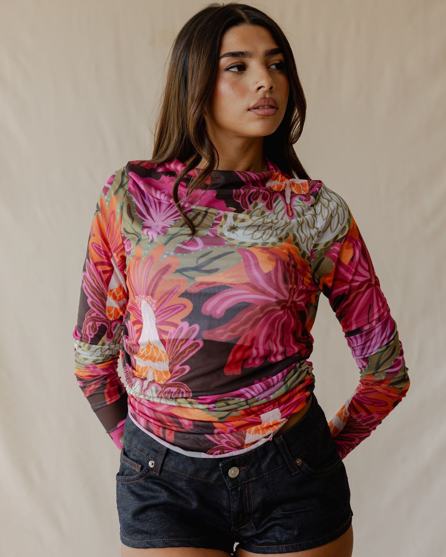 Hickory Sundrift Mesh Top