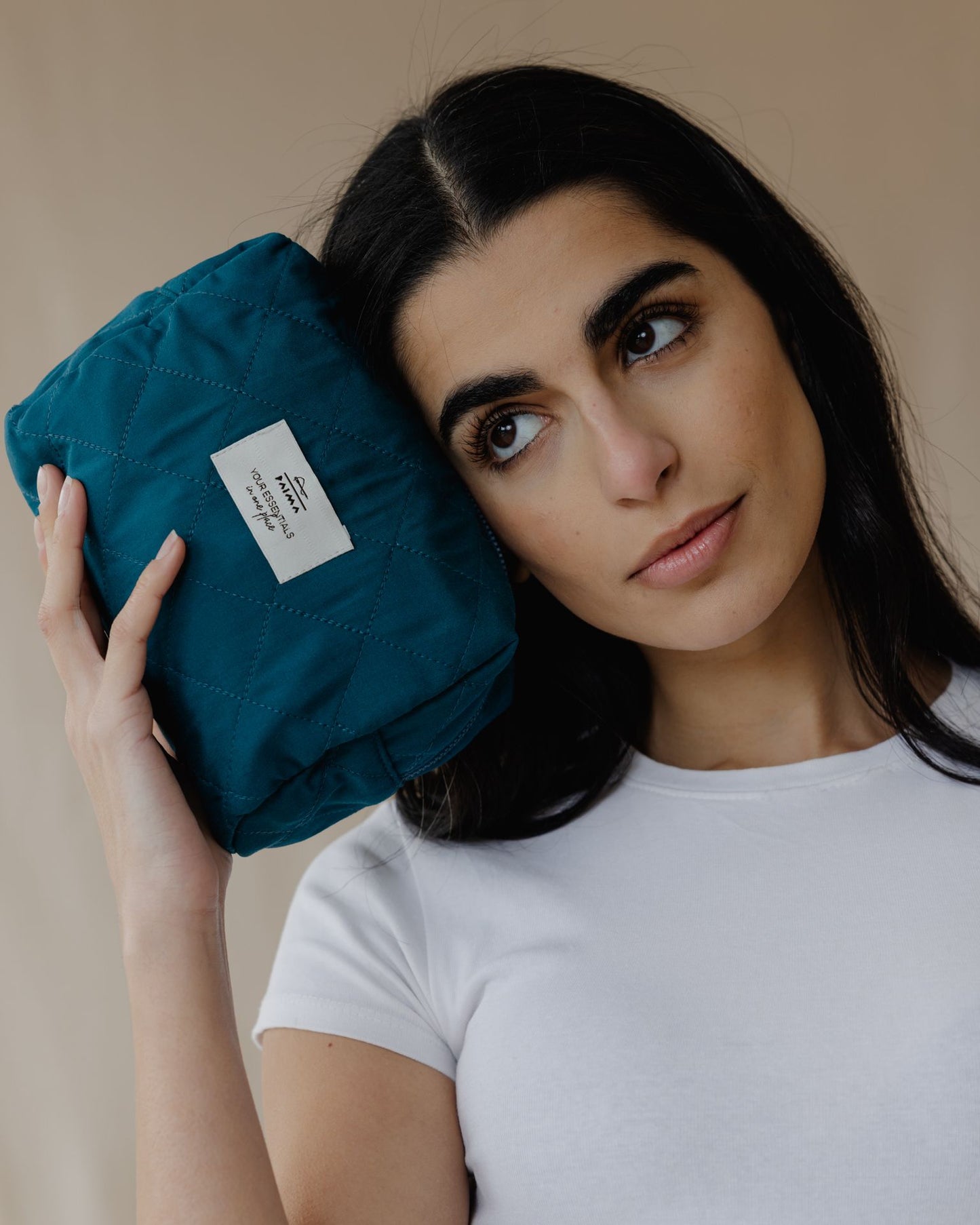 Teal Essential Makeup Pouch