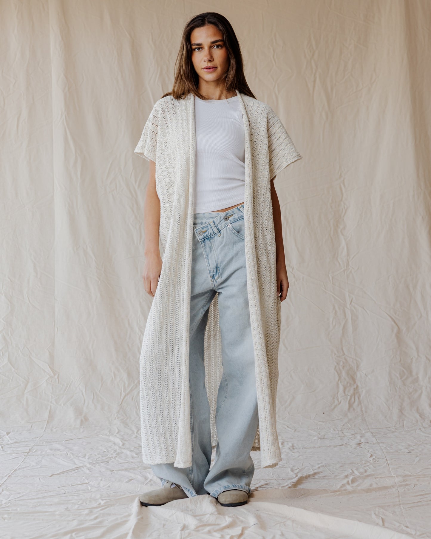 Ivory Whisper Cardigan