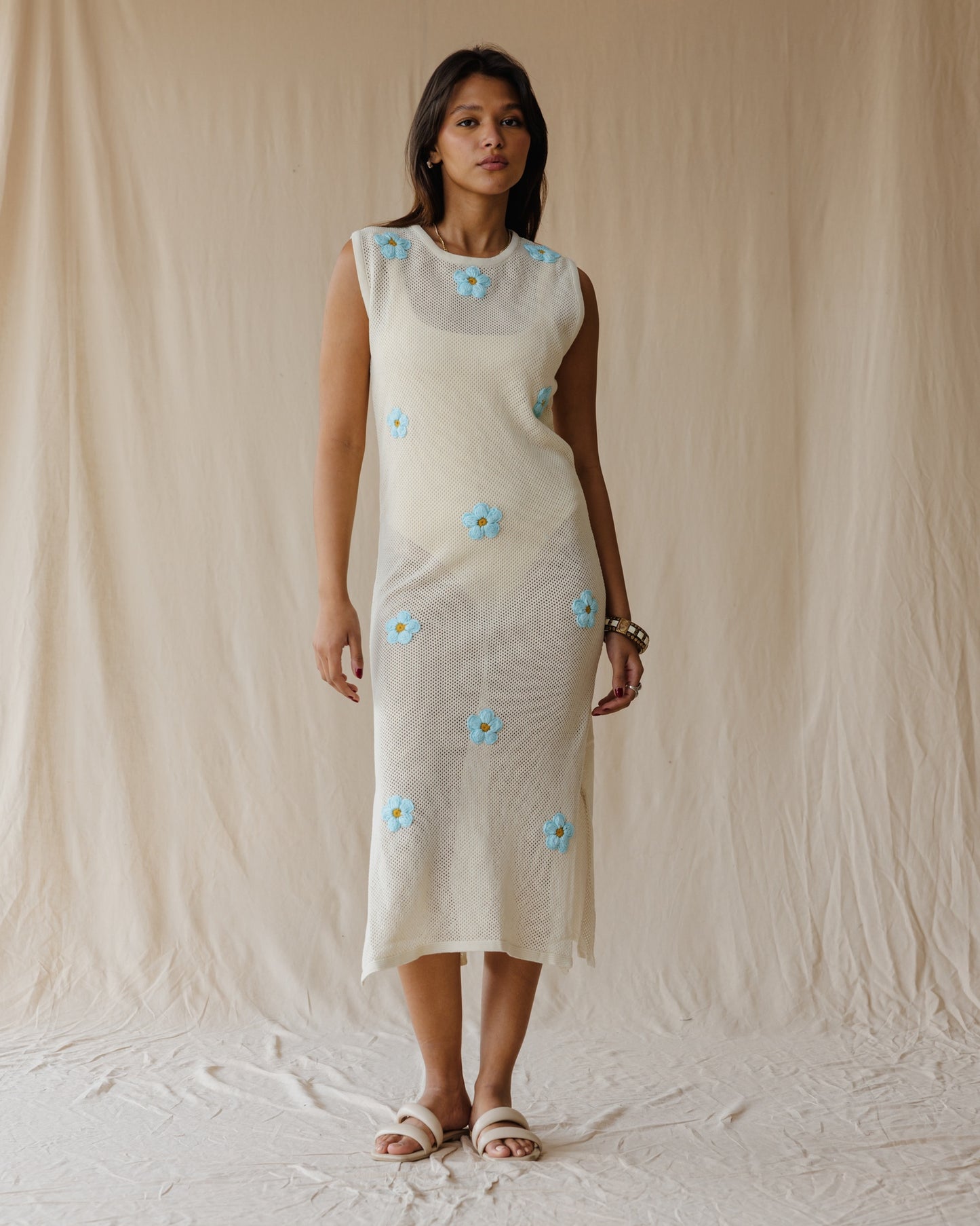 Off-White Daisy Drift Dress