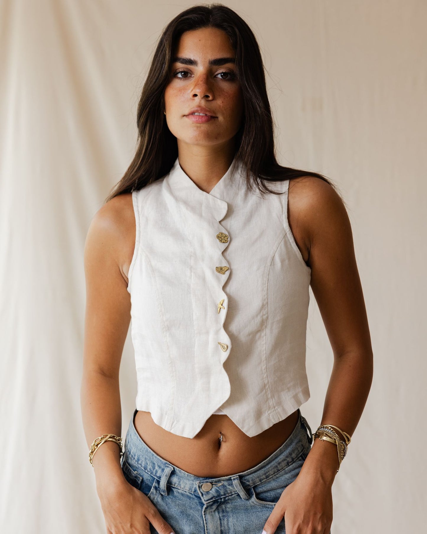 صدرية من ماركة Rooted Off-White