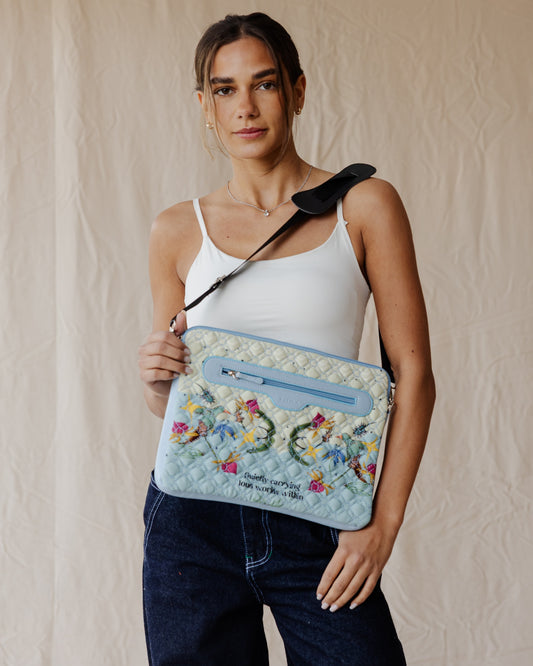 Loud Worlds In Pastel Quilted Sleeve