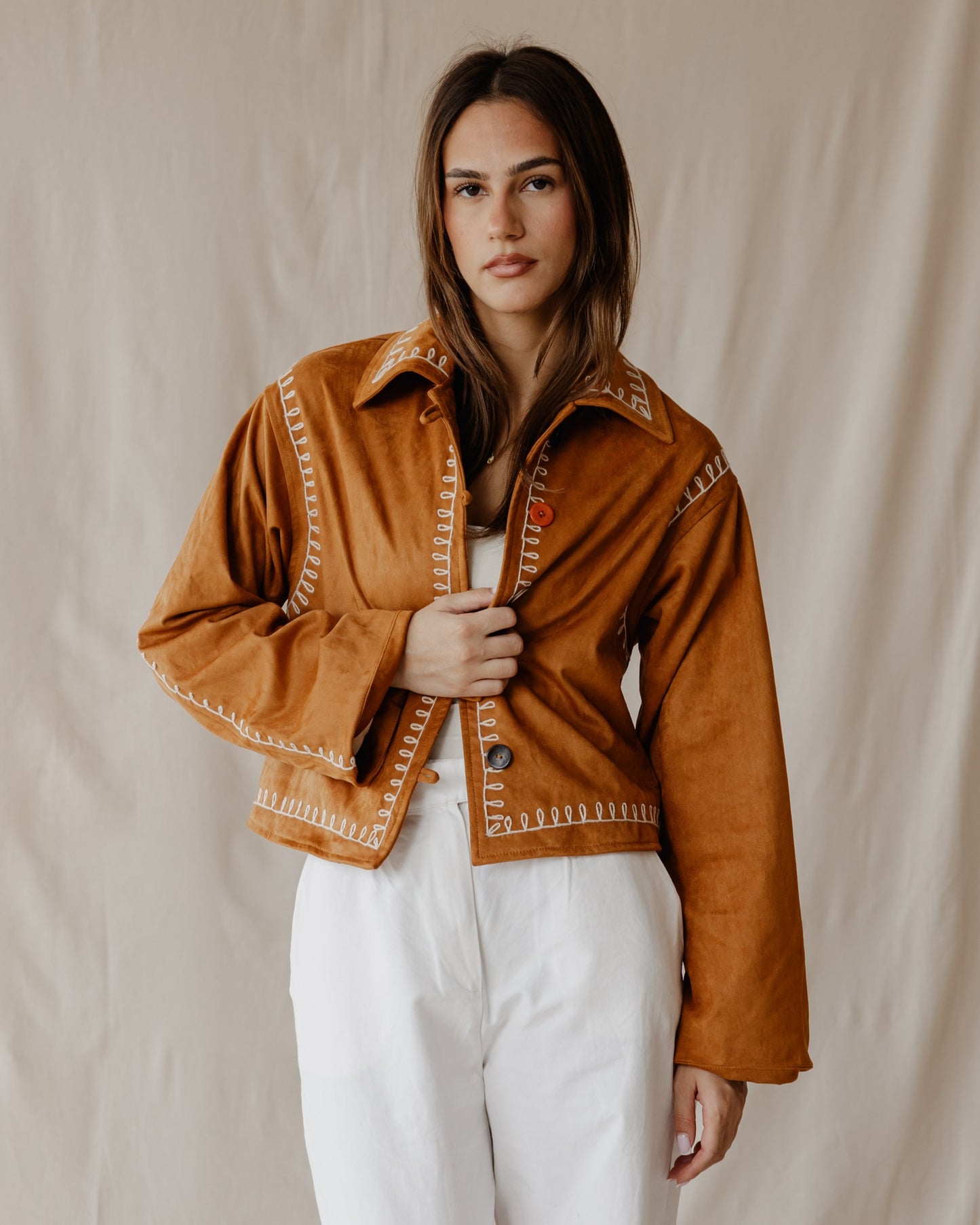 Threadspell Camel Jacket