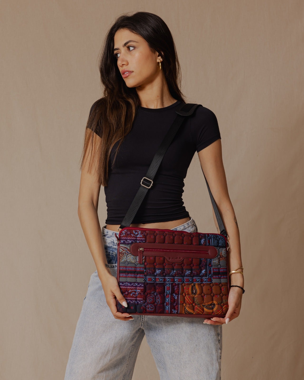 Paisley Patchwork Quilted Sleeve