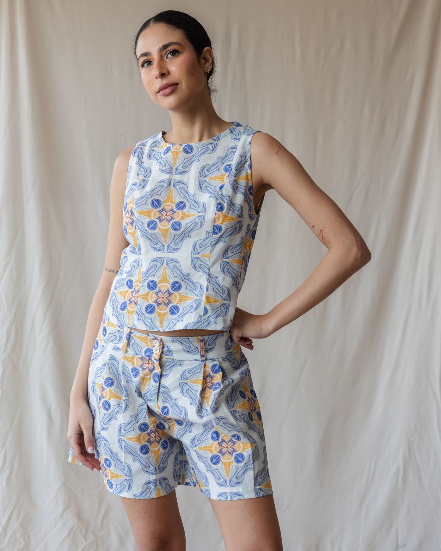 Mediterranean Star Linen Set