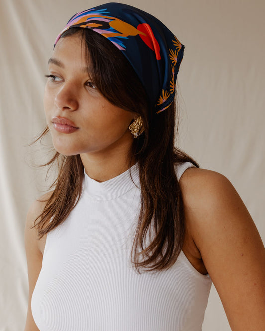 Egyptian Goddess Energy Scarf In Blue
