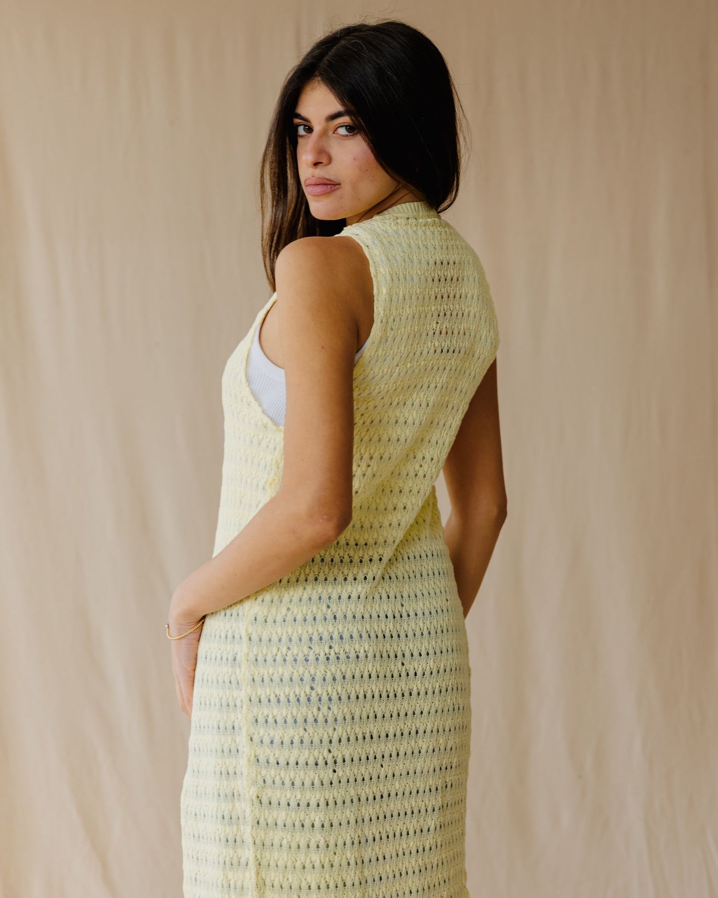 Sunset Trico Butter Cardigan