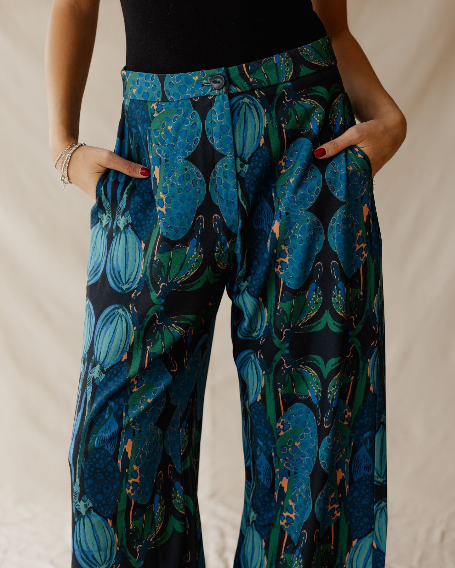 Blue illusion Pants