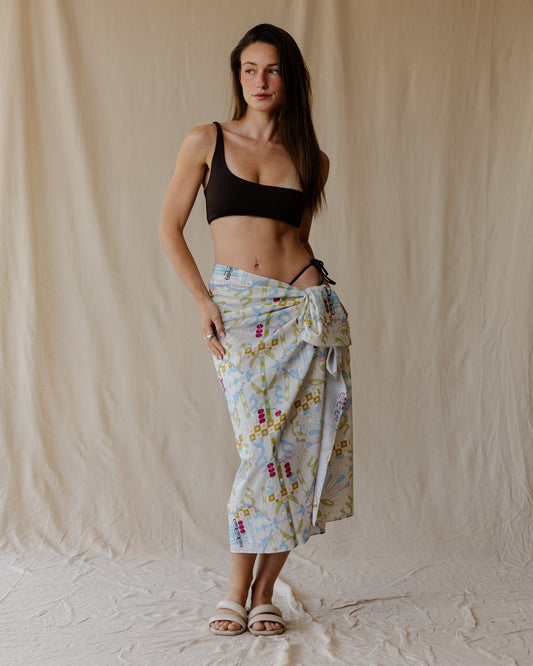 Horse’s Eden In Mint Voile Wrap