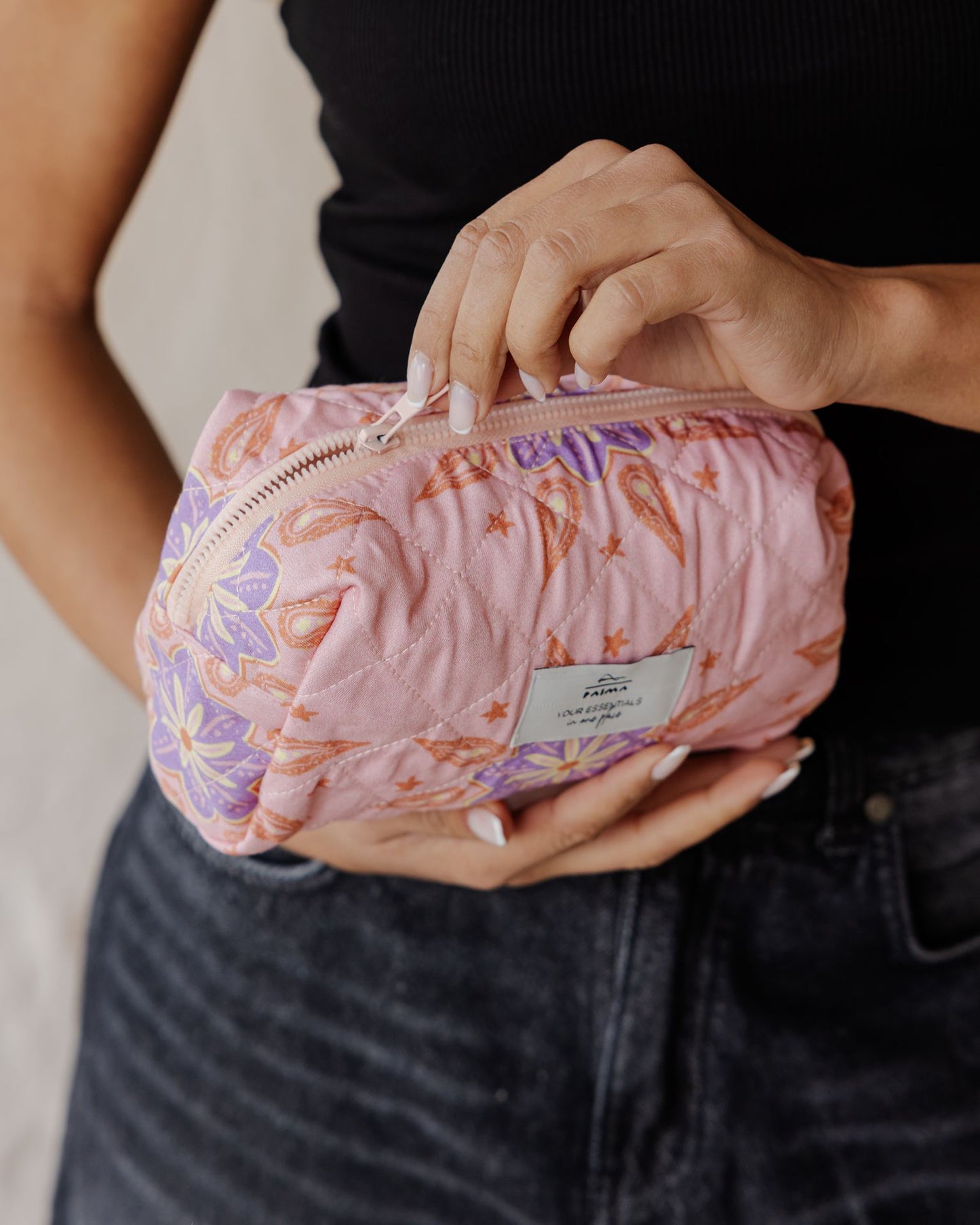 Blush Bloom Makeup Pouch