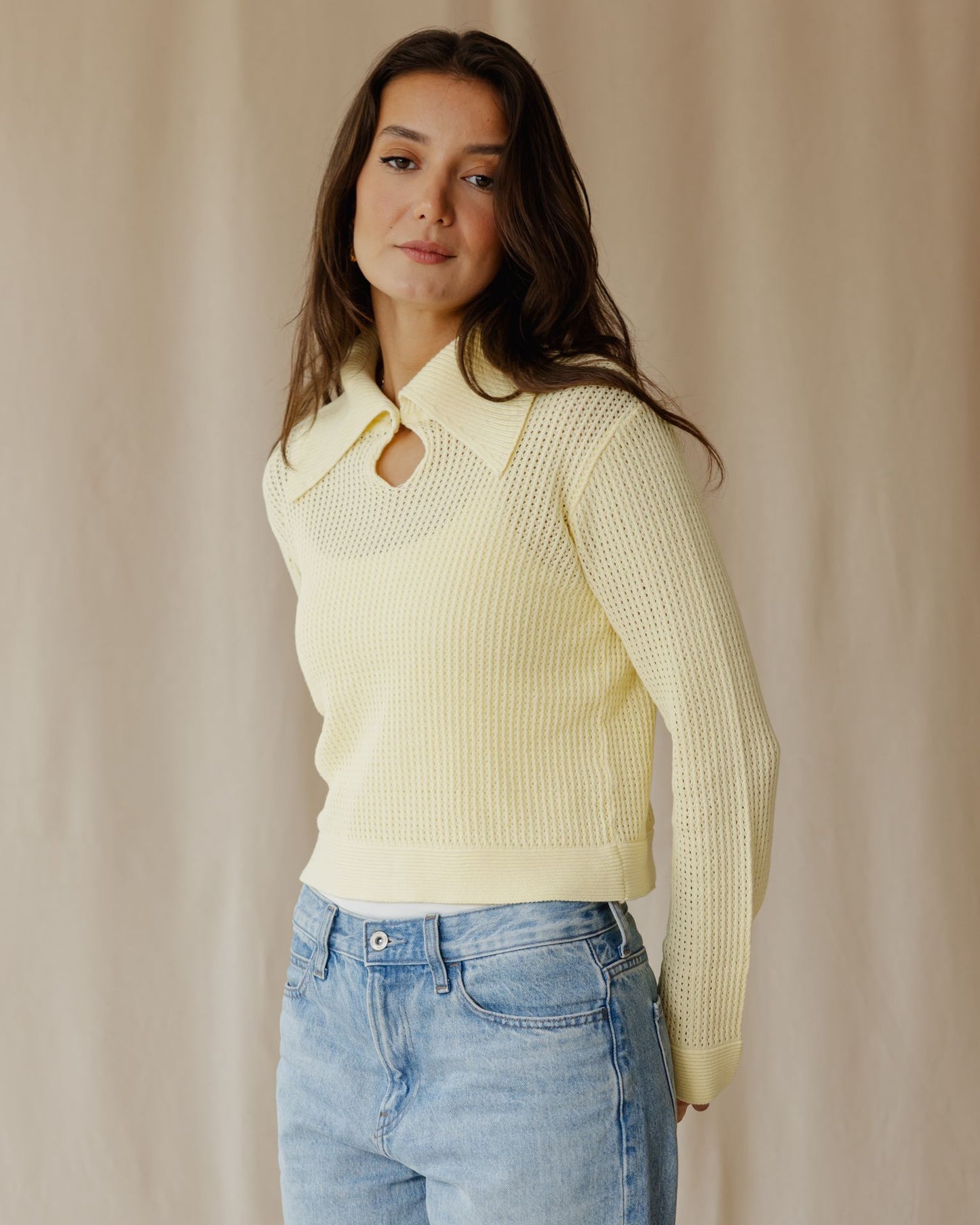 The Summer Sweater In Butter