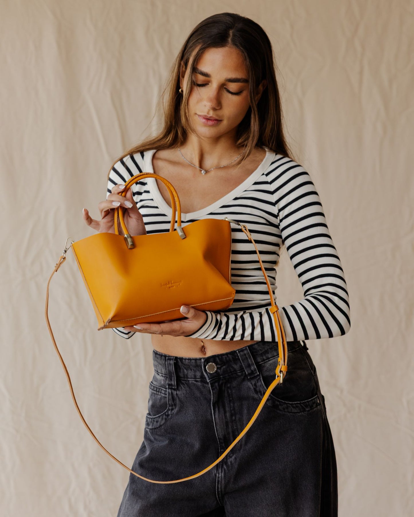 The Luce Genuine Bag In Tan