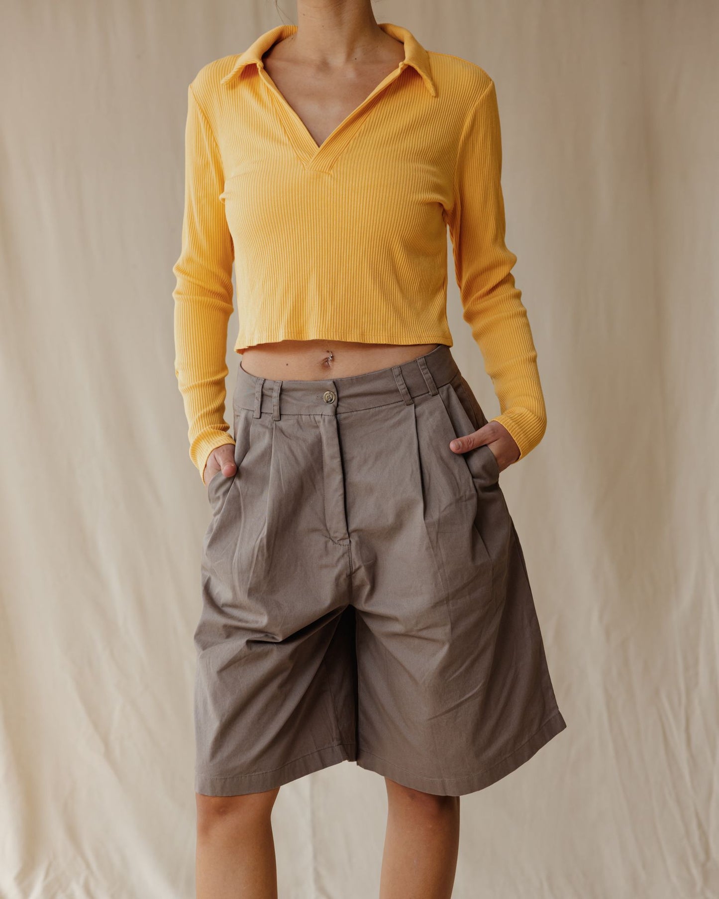The Pleat Cafe Shorts