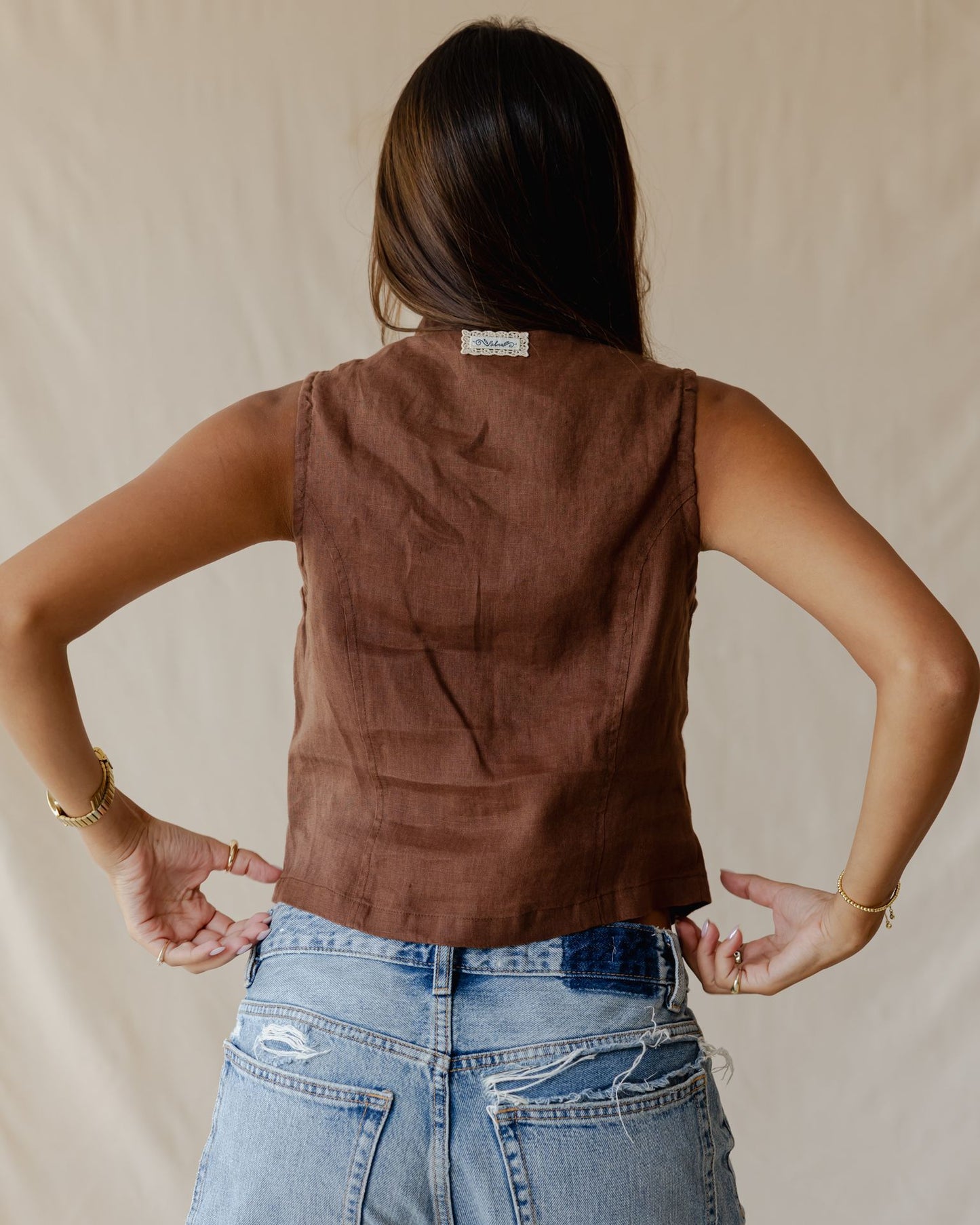 Rooted Brown Vest