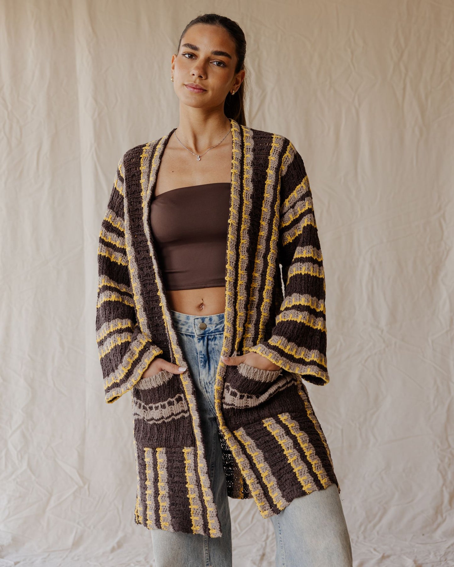 Mocha Marigold Cardigan