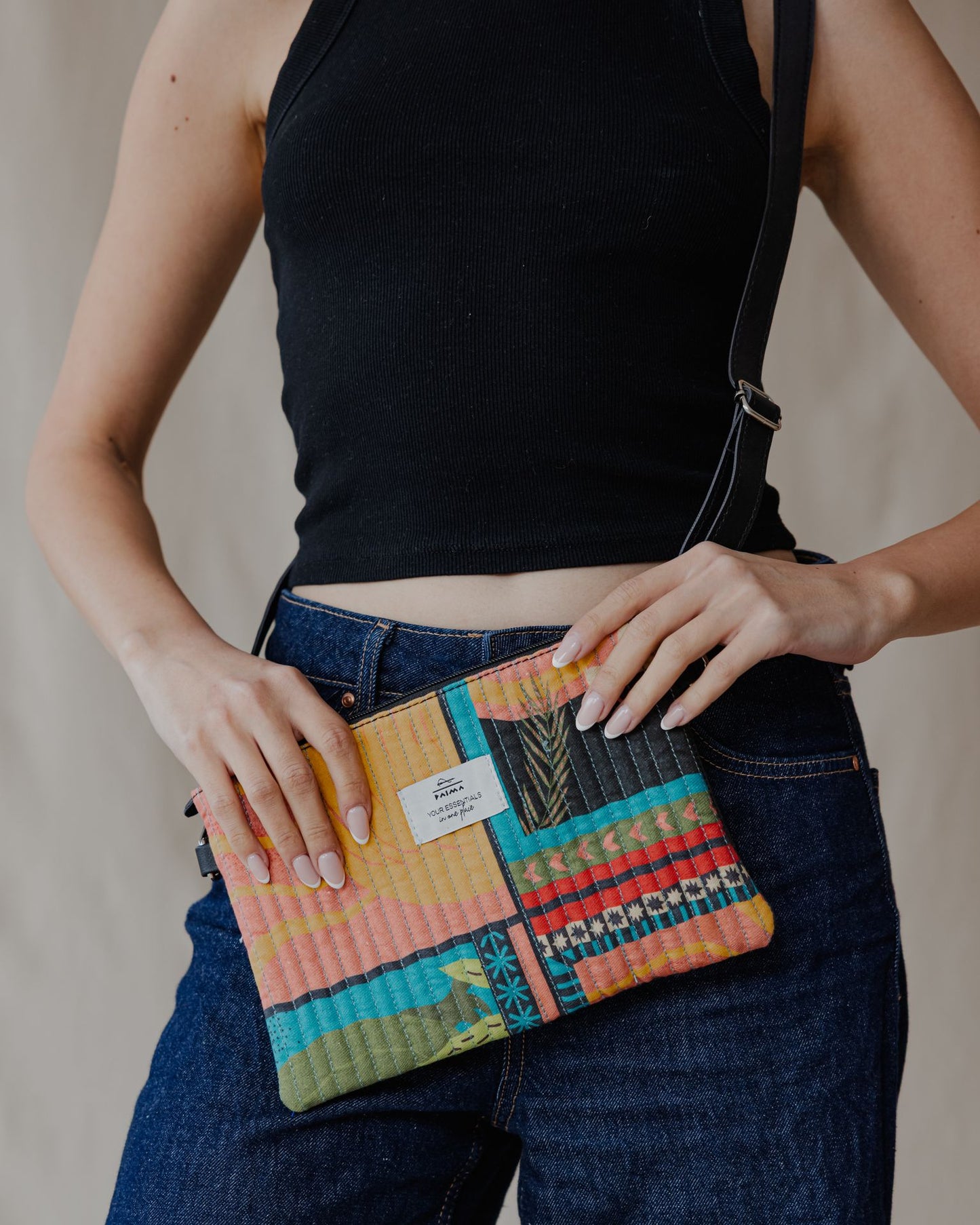Cairo Breeze Quilted Pouch Spectrum