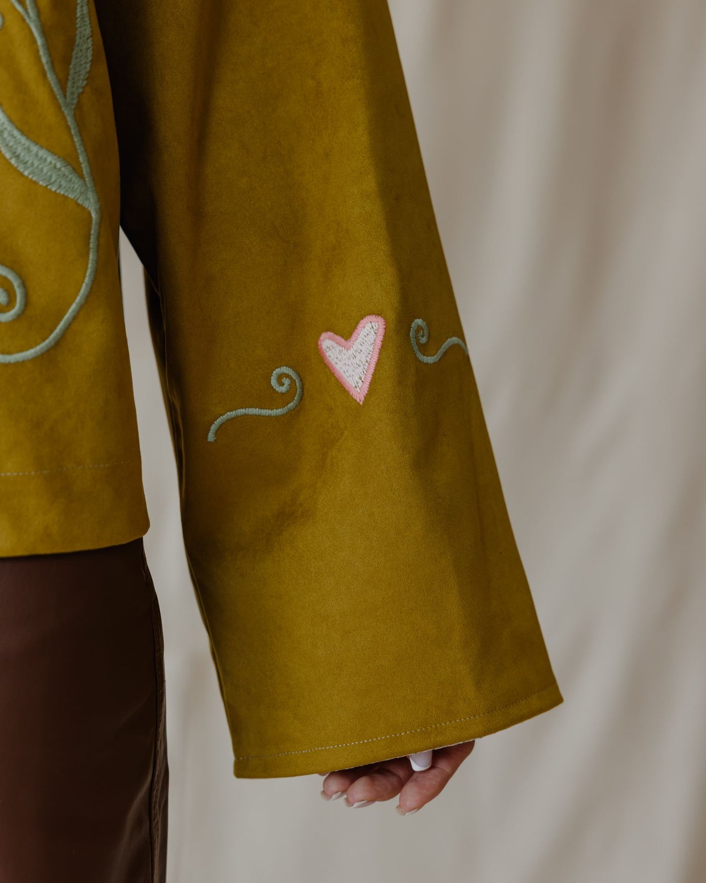 Embroidered Heart Meadow Jacket
