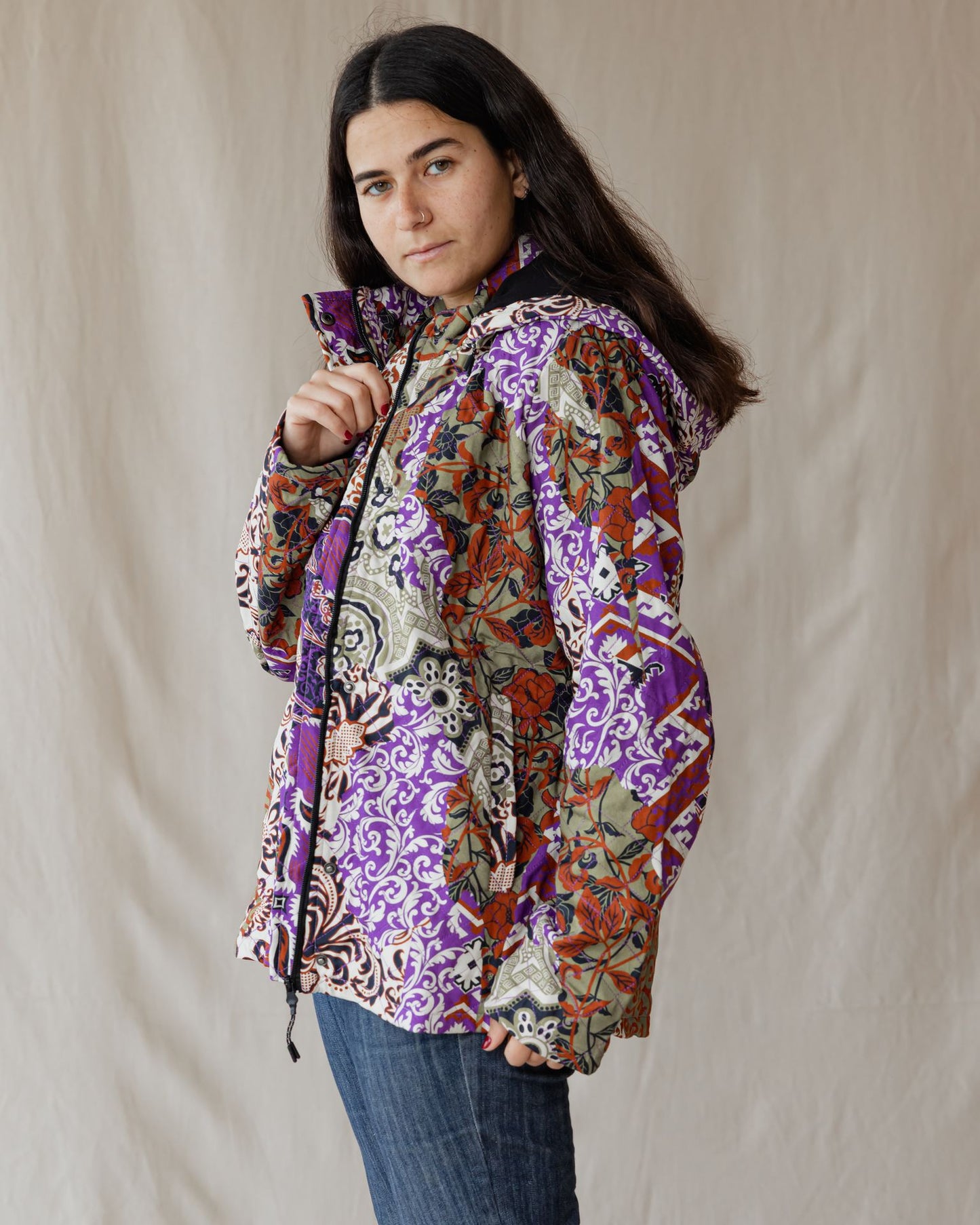 Persian Mirage Jacket In Purple