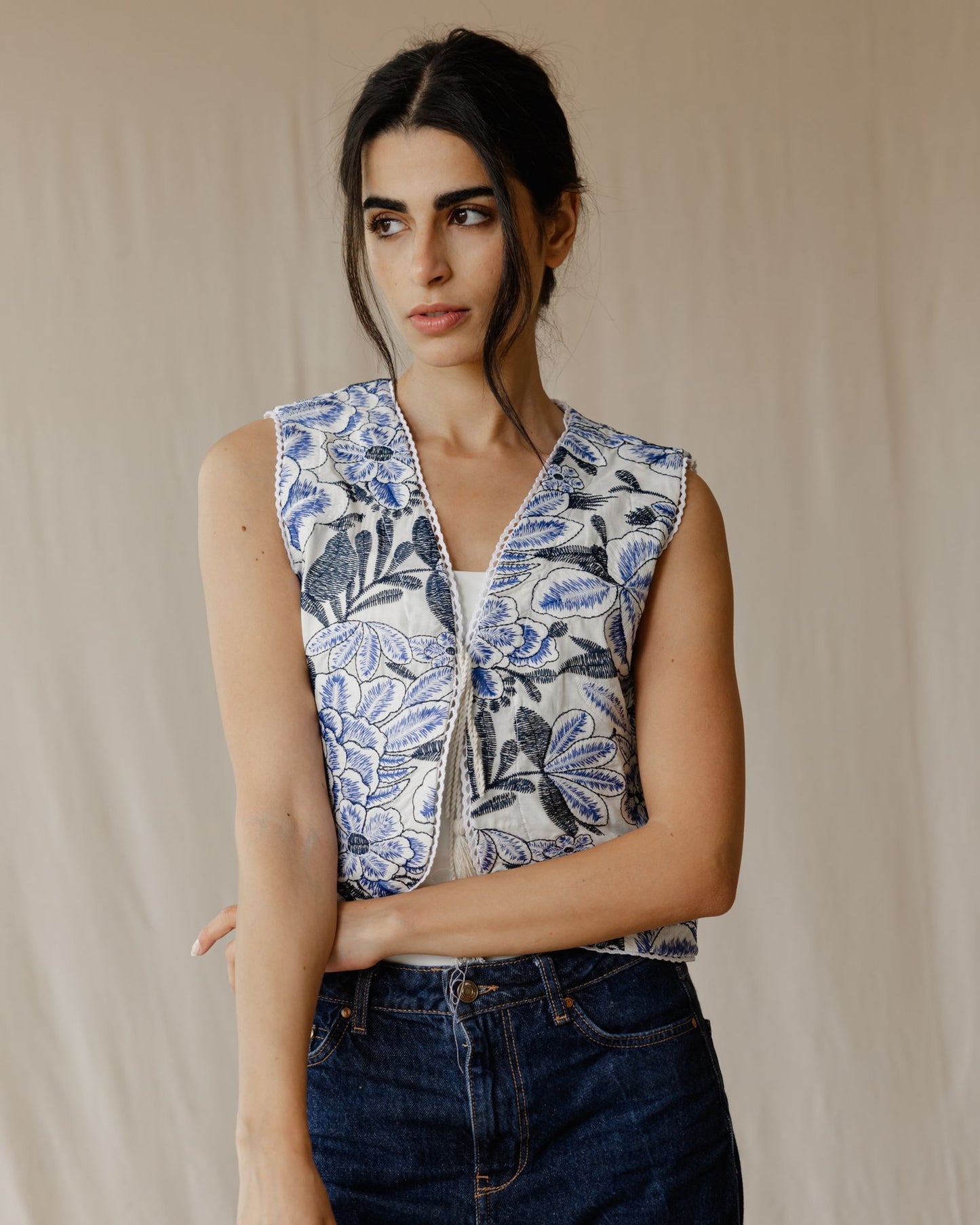 Porcelain Garden Vest