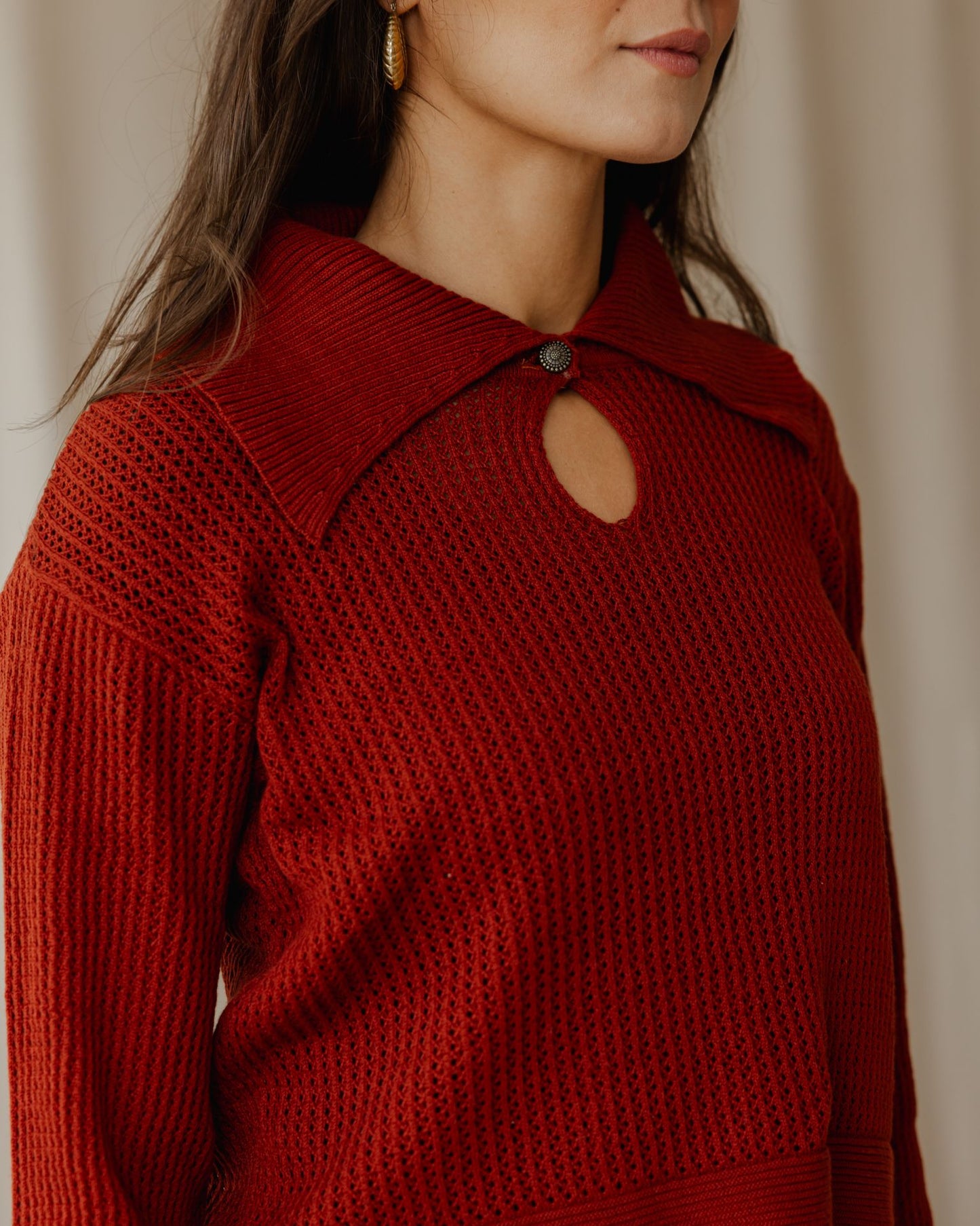 The Summer Sweater In Brick