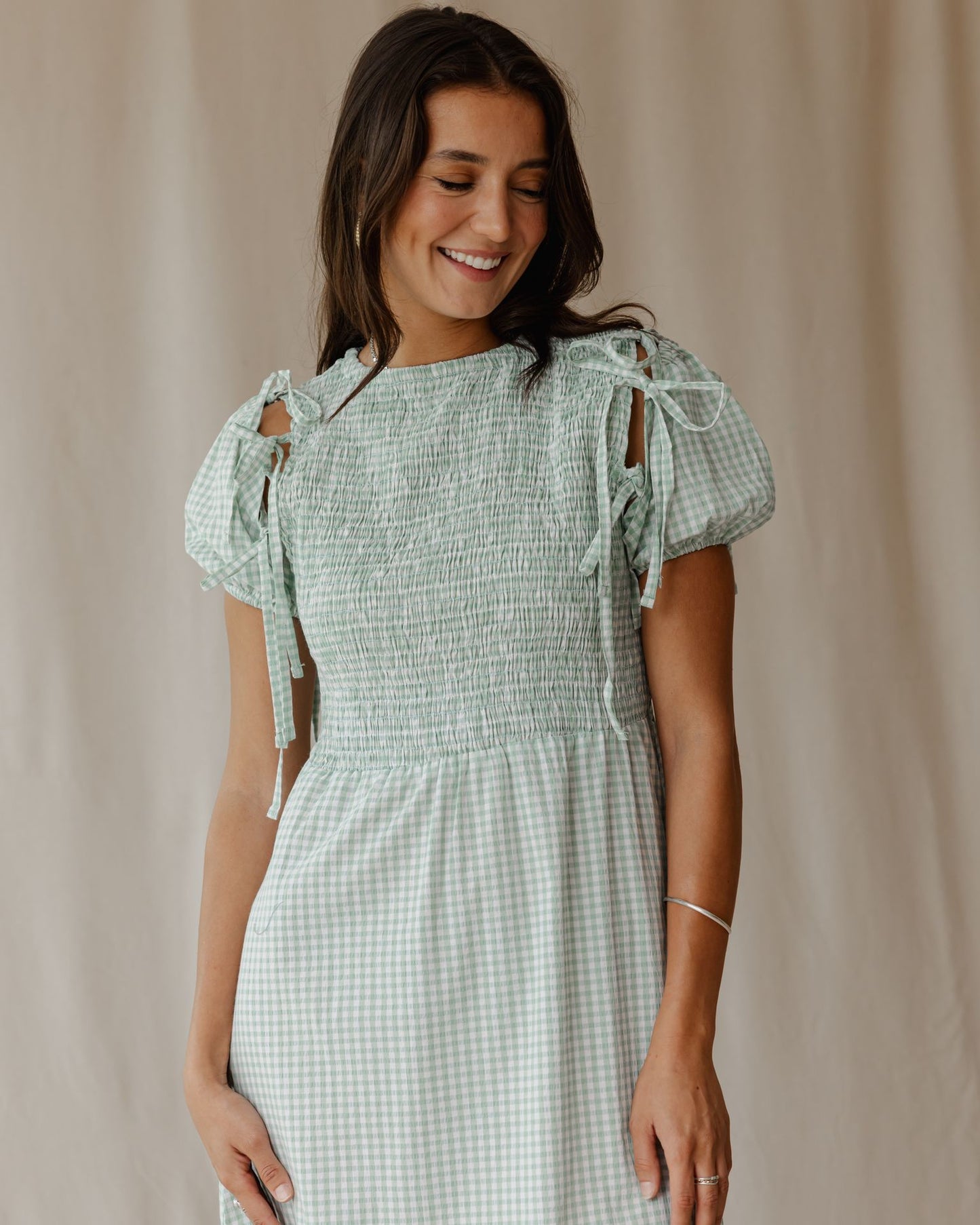 Pastel Picnic Mint Dress