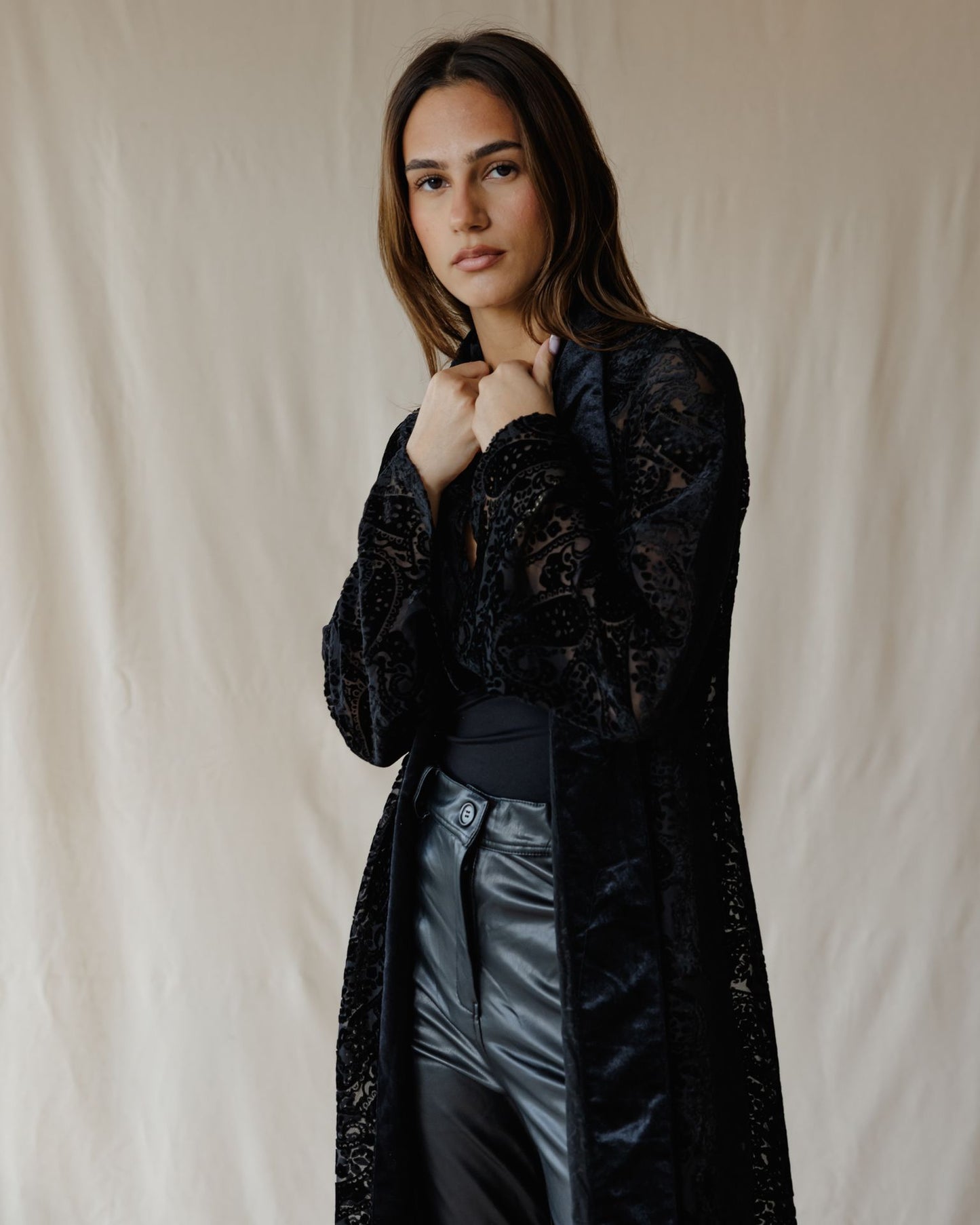 Whisper Dreamcoat Black Cardigan