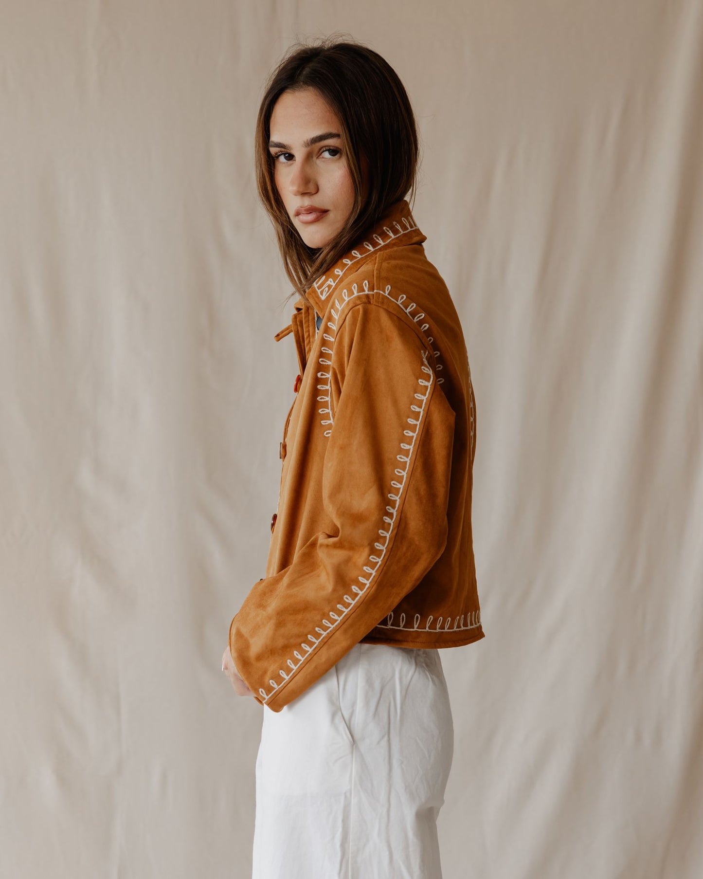 Threadspell Camel Jacket