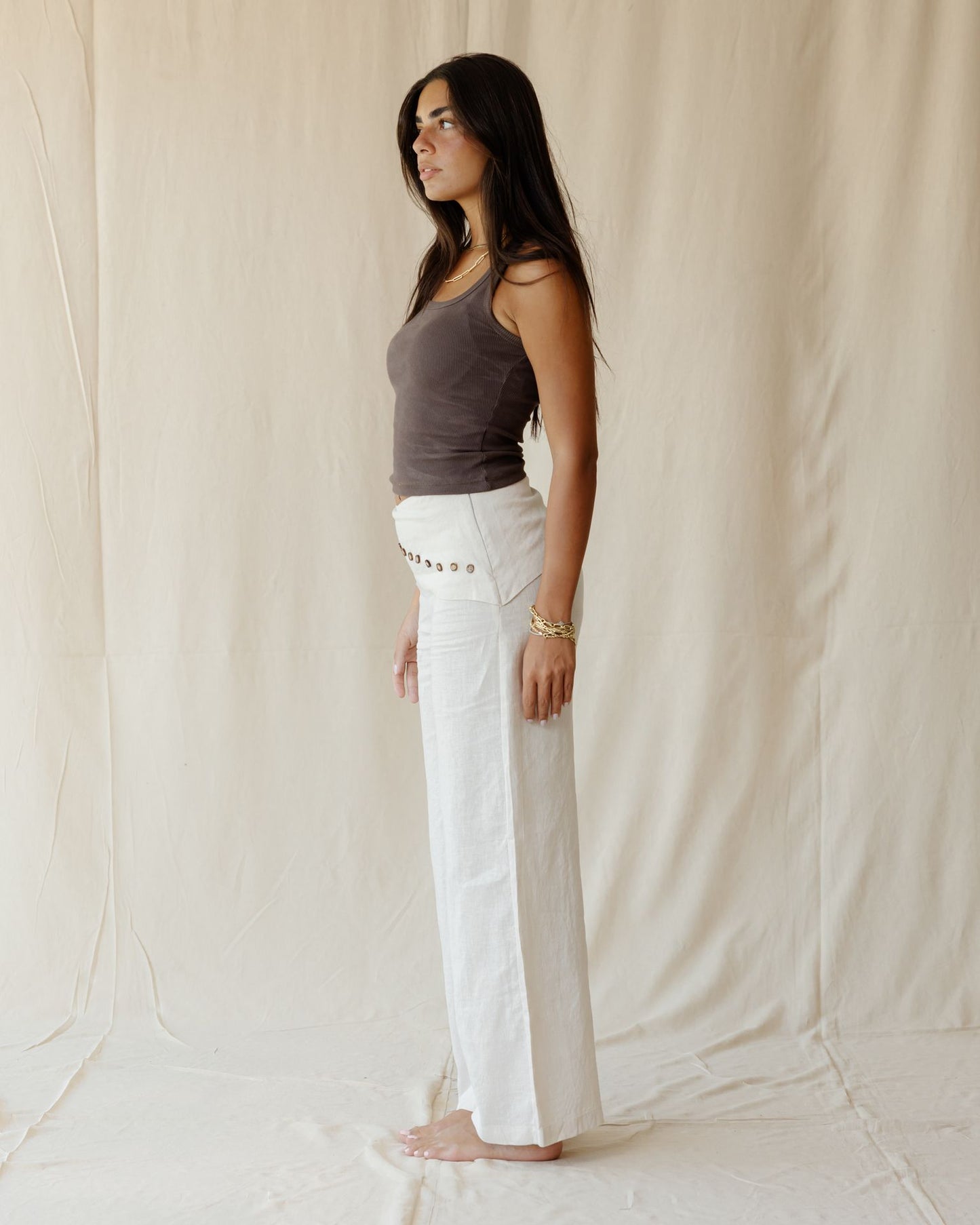 Eira Off-White Pants