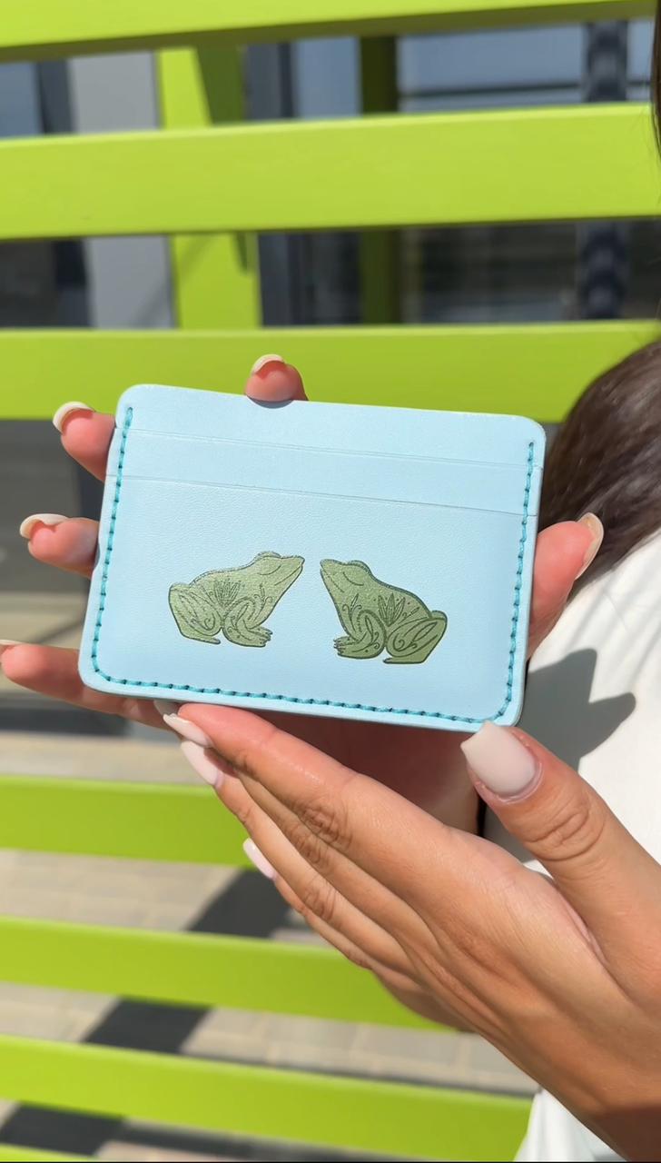 Lily Pair Genuine Card Holder