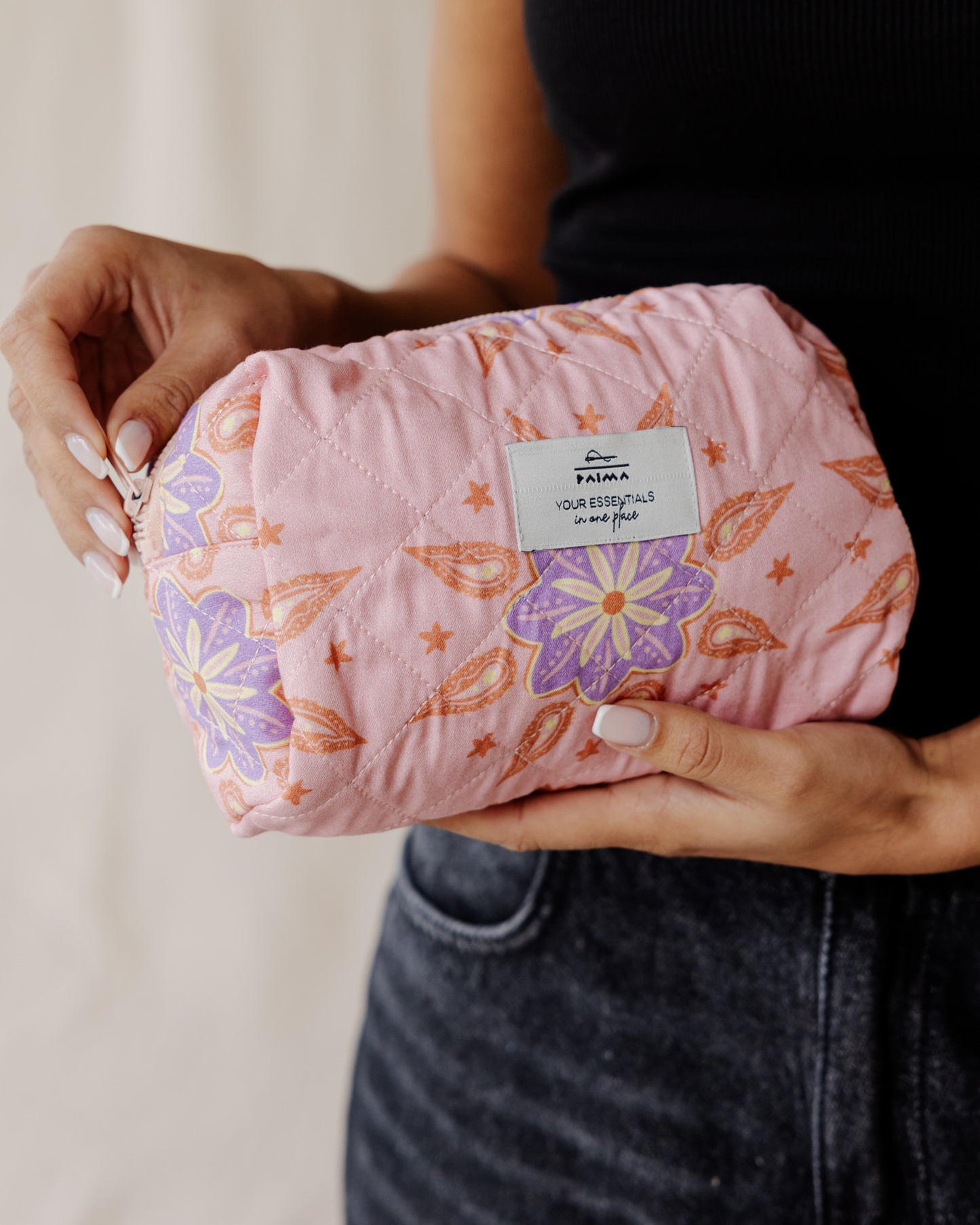 Blush Bloom Makeup Pouch