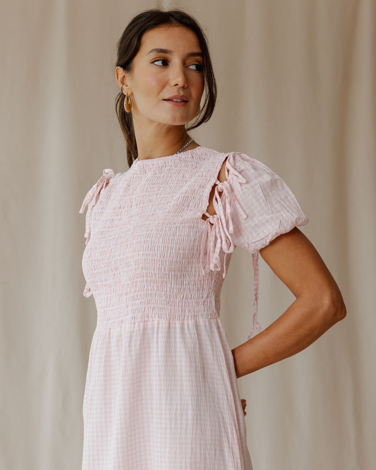 Pastel Picnic Pink Dress