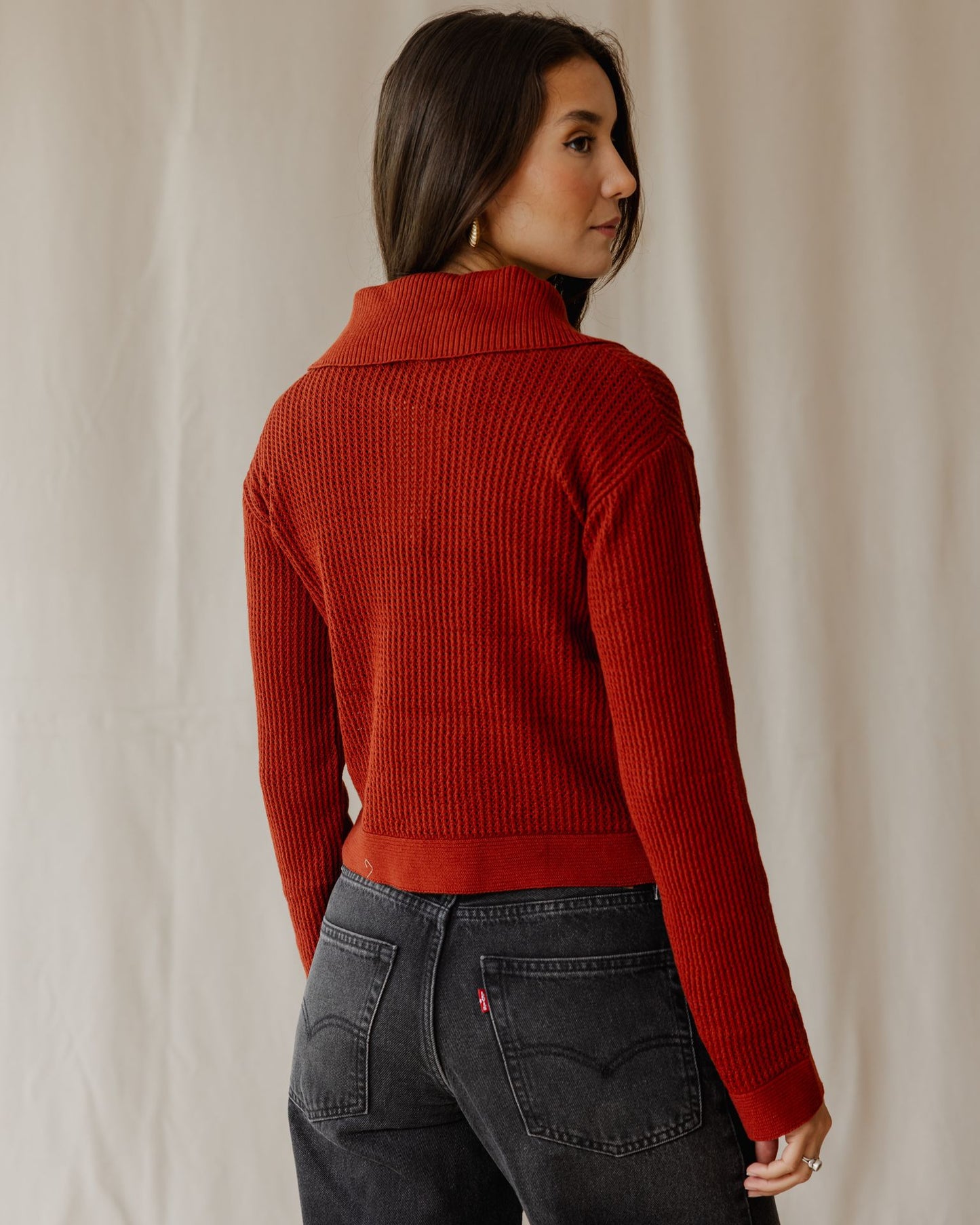 The Summer Sweater In Brick