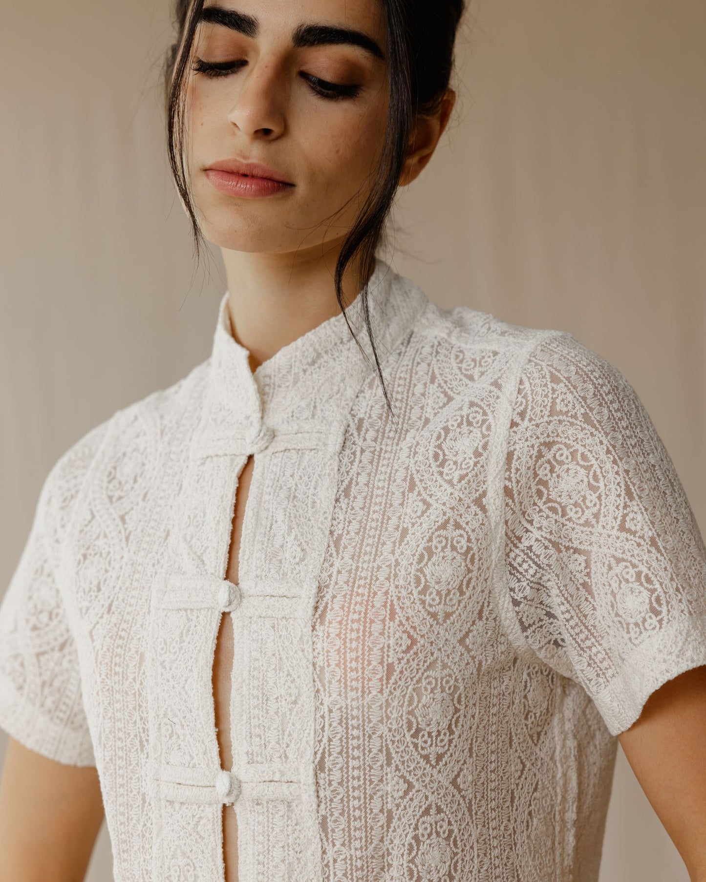 Lace Knot Blouse