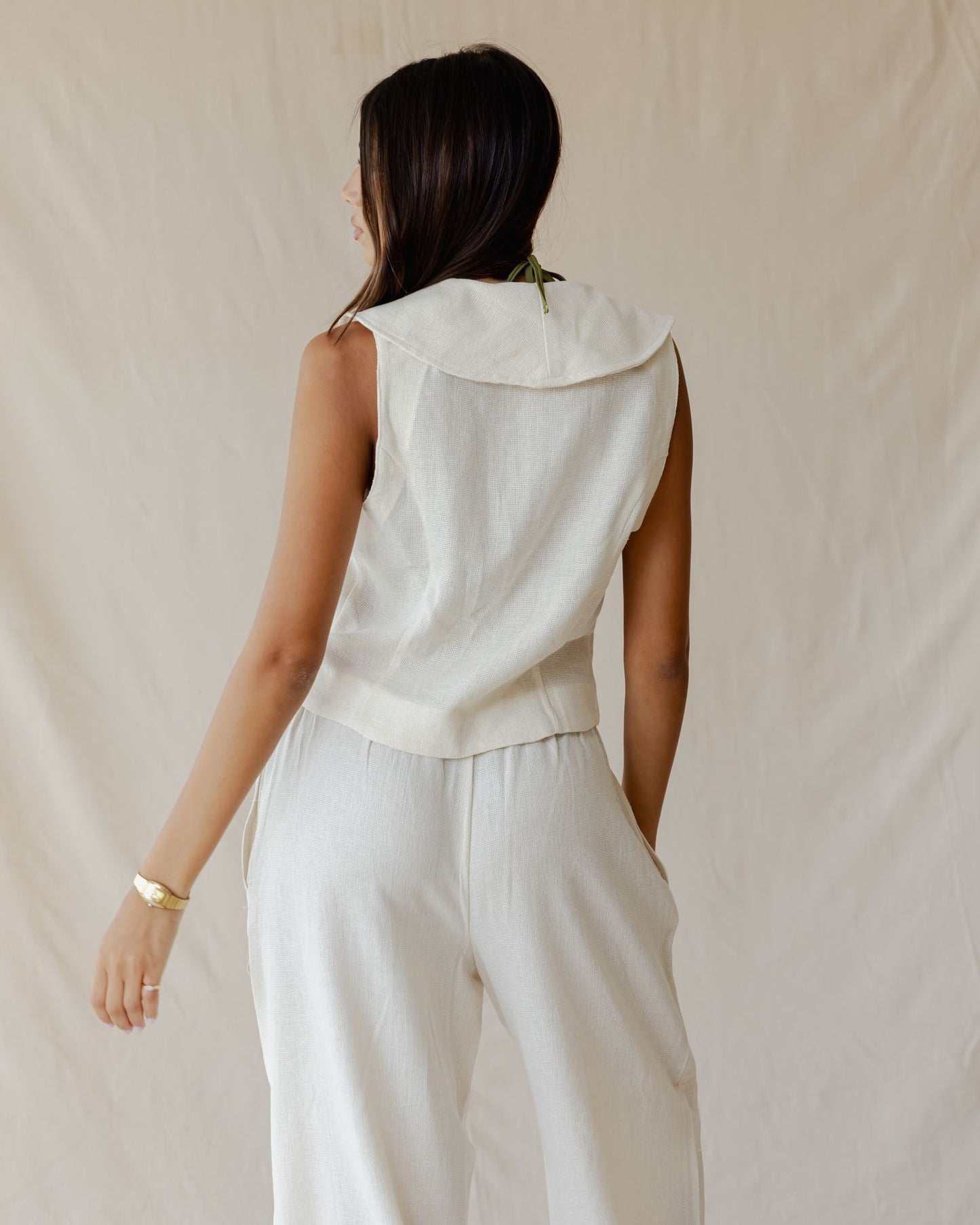 Liora Off-White Vest