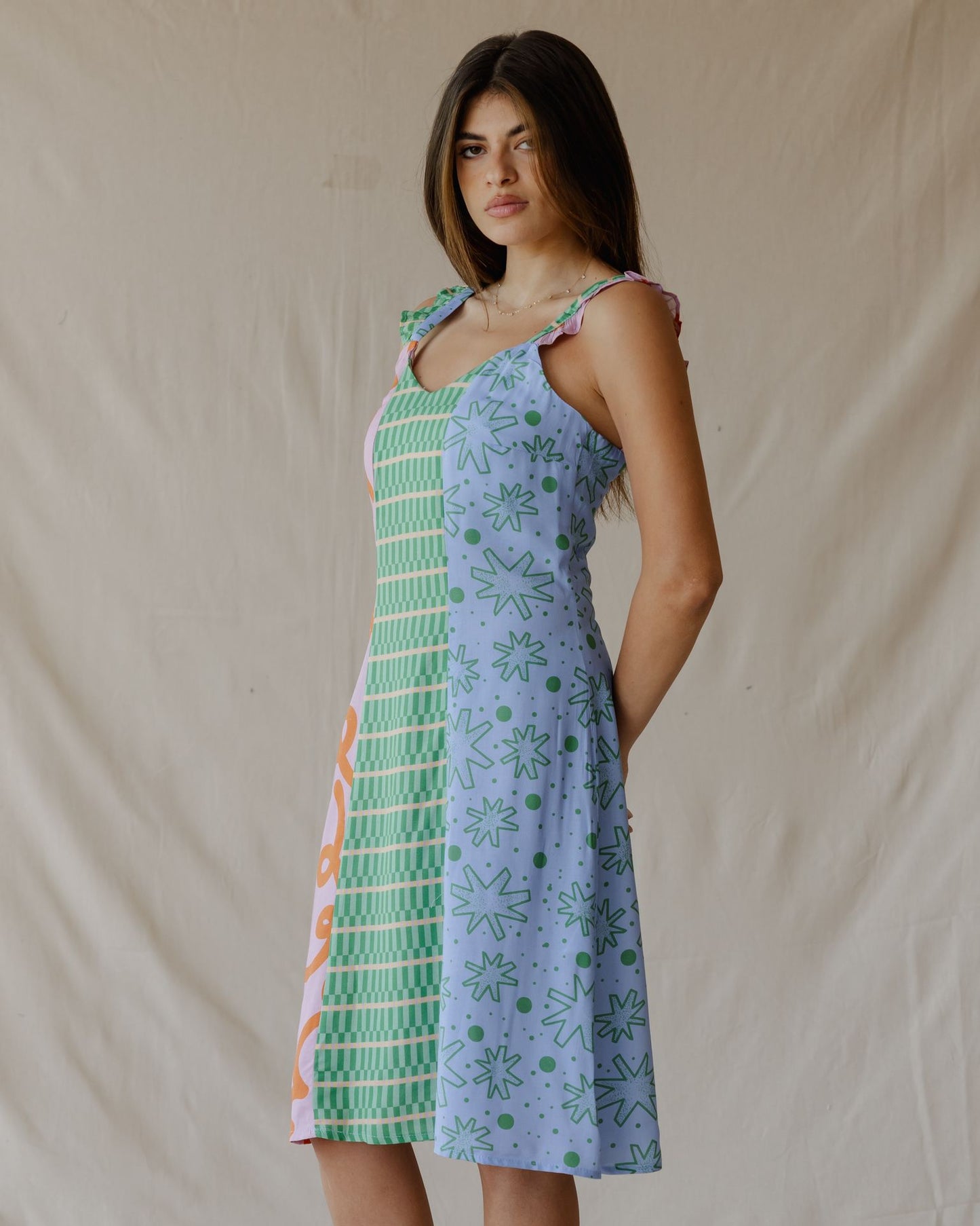Confetti Patch Party Dress