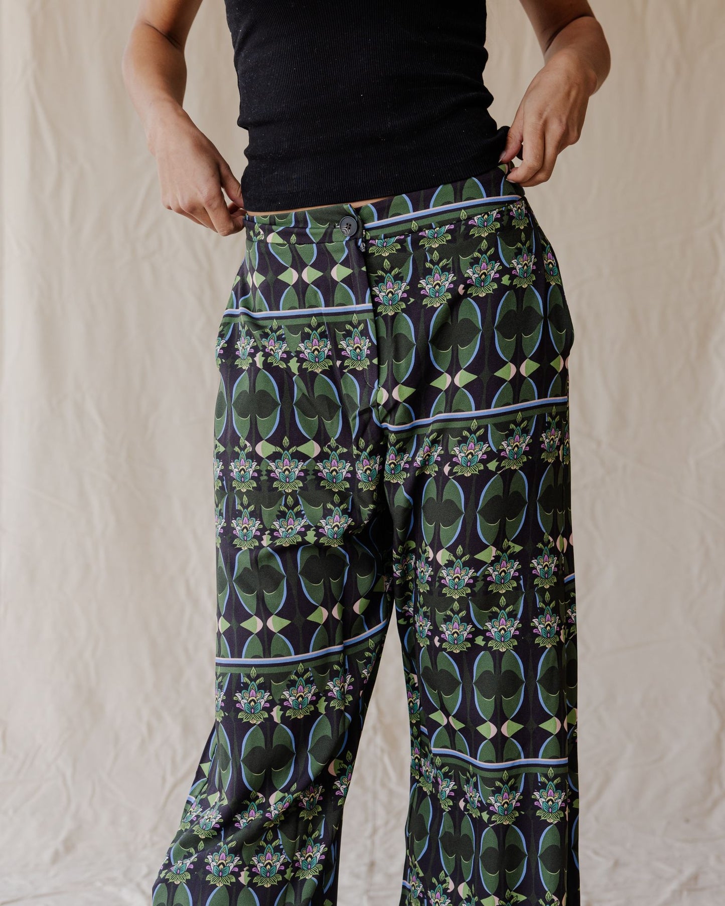 Indian Vibes with Green Pants