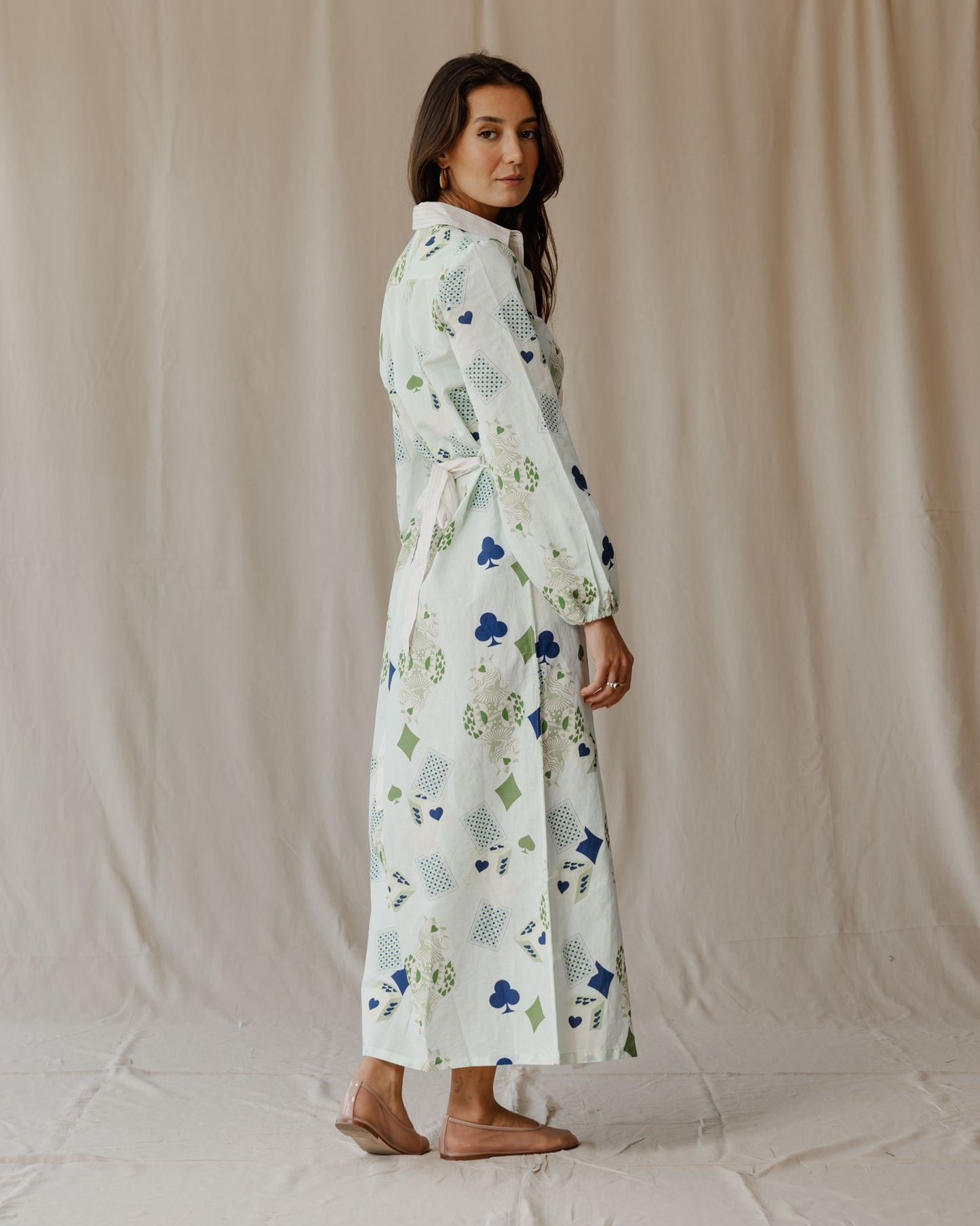 Hearts on Deck Linen Dress