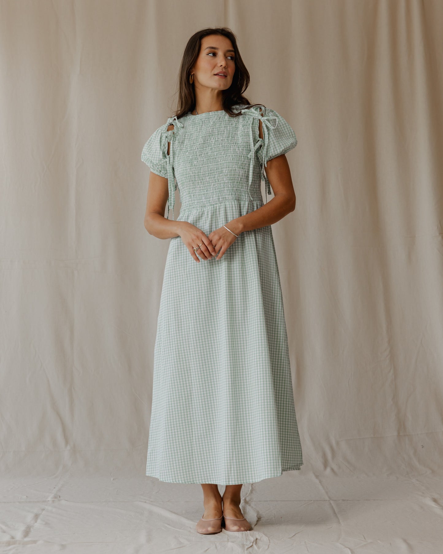 Pastel Picnic Mint Dress