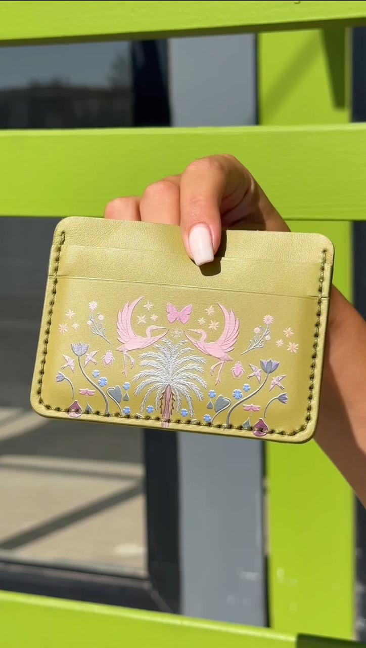Palm Song Genuine Card Holder