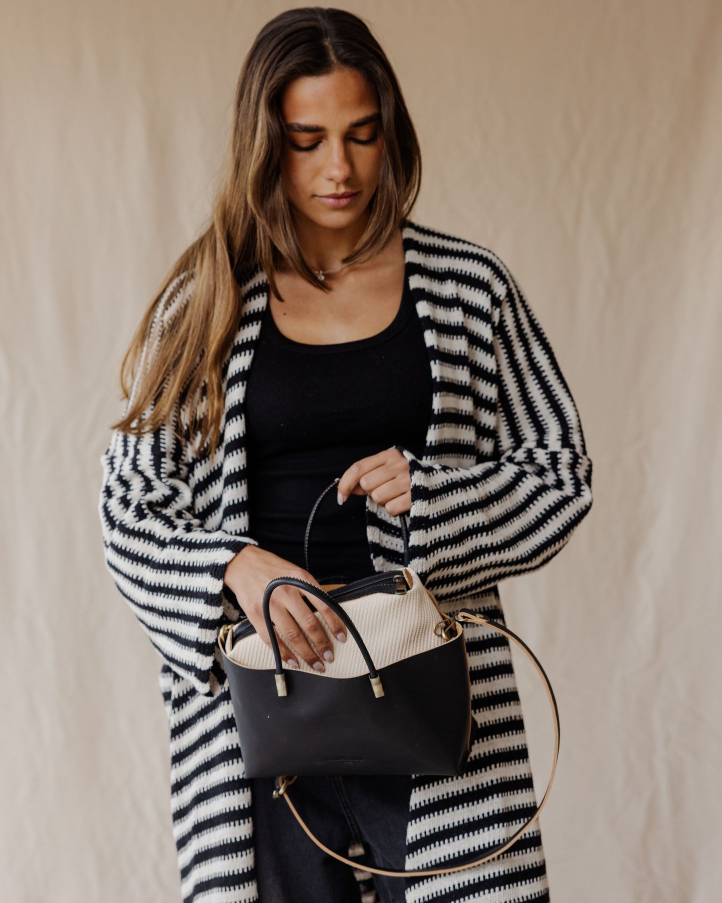 The Luce Genuine Bag In Black