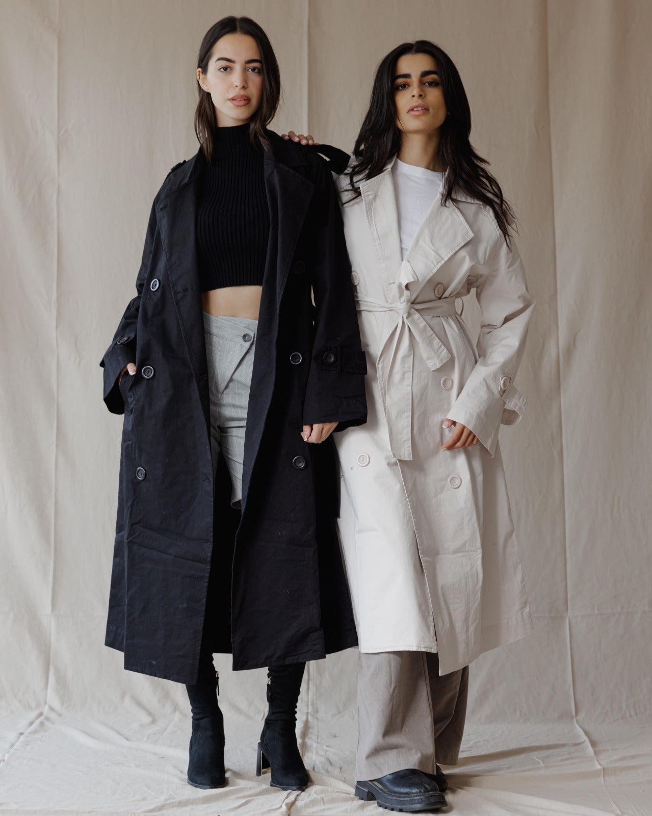 Relax Fit Trench Coat Beige