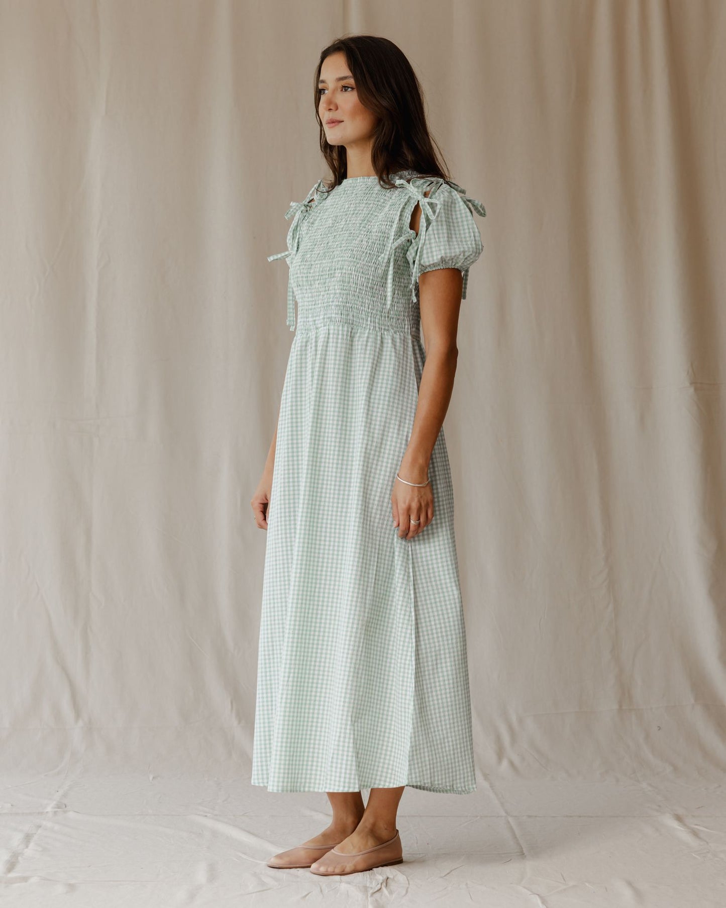 Pastel Picnic Mint Dress