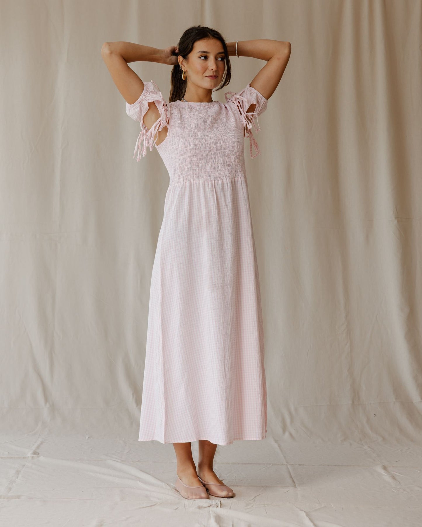 Pastel Picnic Pink Dress
