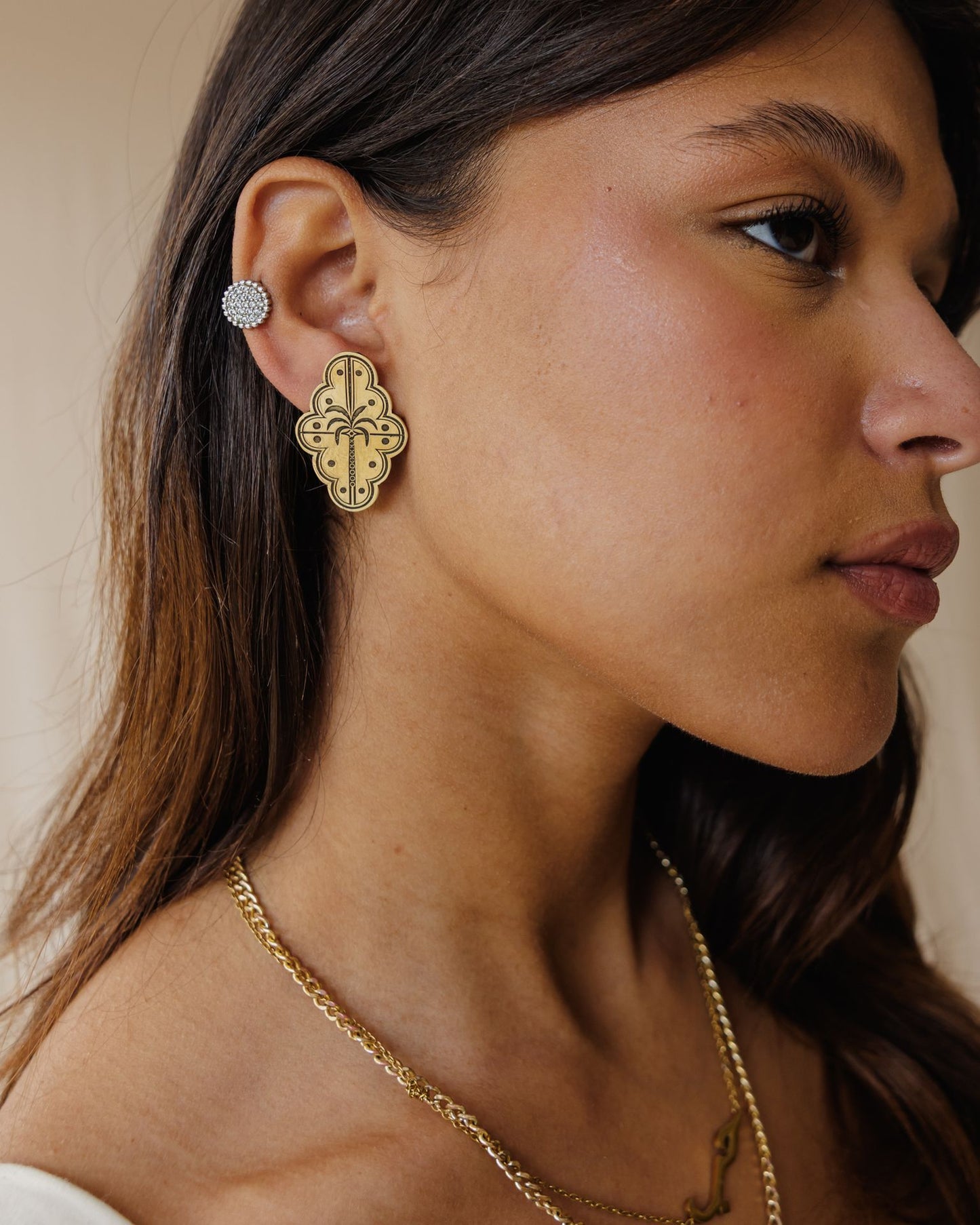 Tropical Palm Earring