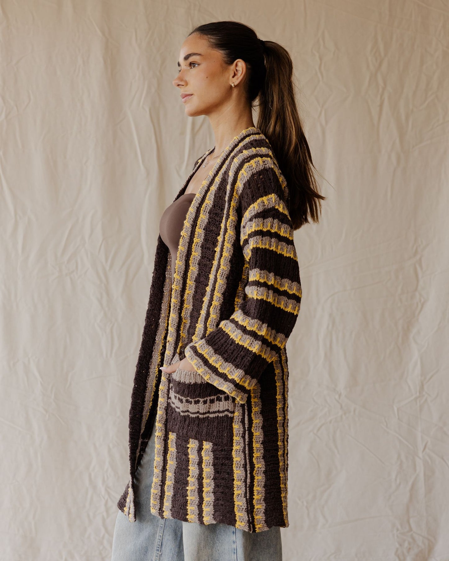 Mocha Marigold Cardigan