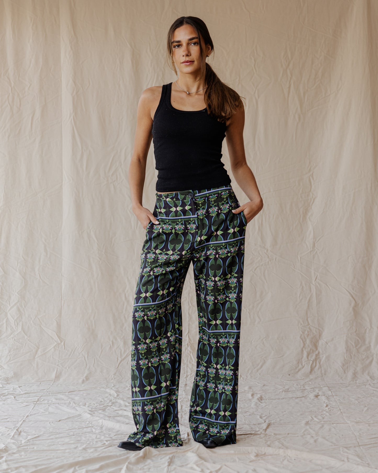 Indian Vibes with Green Pants